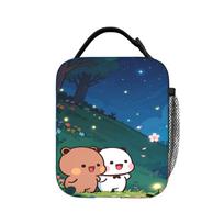 Cartoon Panda Bubu Dudu Lunch Bag  Casual Lunch Box School Portable Tote Food Bags For Girls Oxford Designer Cooler Bag One Size