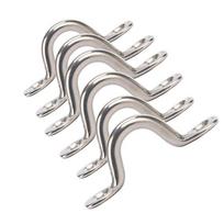 Pack Of 18 Stainless Steel Bimini Boat Top PAD EYE , Eye Straps, Tie Down, Kayak Deck Loops, Tie Down Anchor Point sidabras