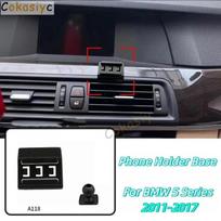 Car Phone Holder Base Special Mounts For BMW F10 5 Series 2011-2017 Fixed Air Outlet Bracket Base Accessories With Ball 17mm 1