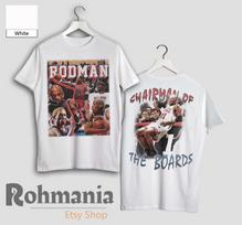 Dennis Rodman T-Shirt, 90s Retro Basketball Legend Merch T-Shirt L