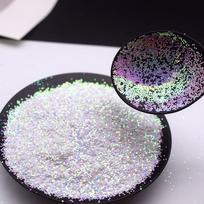 Opal White Cosmetic Polyester Glitter Hexagon Epoxy Resin Chunky Matte Glitter Mix for Snow Globe Tumbler Glitter