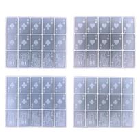 Playing Card Epoxy Molds DIY Resin Craft Cards Casting Mold for Pendant Keychain 1