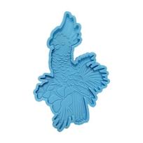 Creative Turkey Coaster Epoxy Mold Cup Mat Holder Mold Epoxy Resin Carft Mold Fashion Turkey Silicone Resin Molds 1