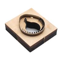 Leather Crafts RFID for Key Fob Pendant Die Cutting Mold Manual Punching Tool 1