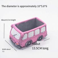 Hot Sale Cement Car Succulent Planter Flower Pots Succulent Plants Containers Mini Flower Pots With Holes for Cactus Decor (as the picture,as shown)