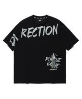 Bunker Buster Big Lettering Short Sleeve T-Shirt Black (Mp2Tu263-076) Black/100