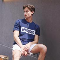 Sculp Pig [Smt23012-04] Multiple Graphic Men'S T-Shirt Indigo Navy Indigo Navy/M