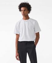 Stico Supima Cotton Round Neck Short Sleeve T-Shirt White (Semi-Oversized Fit)_Stsub91Nsw White/95