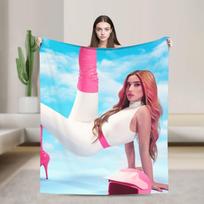 L-Lolas I-Indigos Spanish Soft Warm Blanket Travel Plush Throw Blanket Novelty Living Room Flannel Bedspread Sofa Bed Cover Size: 75*100cm, Weight: 230 GSM