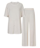 Misens Wrinkle Loose Top & Bottom Set_Mb48Tps302Y Black(Bk)/F(Free)