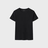 Top Ten Women'S) Soft Rib Crew Neck Short Sleeve T-Shirt_Msf2Ts2010 Bk/95
