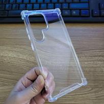 For Samsung S24 Ultra/S25 Plus Four-Corner Soft TPU PC Transparent Air-Bag Hard Shell Mobile Phone Case For S25 ultra skaidri