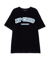 Astral Projection Ap Club Supima Cotton Round Neck Short Sleeve T-Shirt_Black L