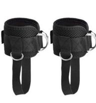 Glutes Legs Strength Training D-Ring Ankle Cuffs Brace Protection Ankle Straps Gym Workouts Accessories L juoda