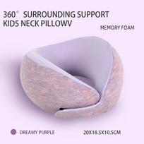 Kids Travel Neck Pillow Memory Foam Velcro Strap New Arrival  Compression Fashionable Design Hot Selling