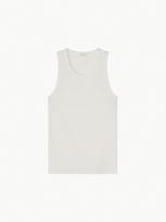 Sagega Men Rib Tank (Ivory) Os