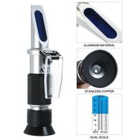 Beer Refractometer with ATC for Beer Wort And Wine, Dual Scale - Specific Gravity 1.000-1.130 And Brix 0-32% Replaces Homebrew Hydrometer Beer Refractometer sidabras/juoda