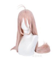 85CM Moteriški šviesiai rožiniai ilgi perukai Cosplay Danganronpa V3 Iruma Miu Kostiumas Dangan Ronpa Karščiui atsparūs sintetiniai plaukai Šventiniai perukai 82-85CM rožinė