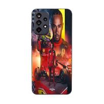 Phone Case - Maniacase - Lewis Hamilton - Scuderia Ferrari F1 - Silicone - Black juoda
