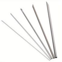 6Pcs Ceramic Hole Punch Stainless Steel Round Teapot Hole Opener DIY Handmade Carving Sculpture Pottery Punching Tool 12cm 6Pcs/Set
