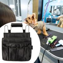 Hairdresser Bag Barber Case Large Capacity Comfortable Handle Professional Handbag Smooth Zipper Black