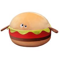 Adorable Burger Sandwich Pizza Chicken Plush Toys Pillow Soft Simulation Cute Dolls Stuffed Animal for Boys Girls Gifts Decor Y4730YY-see choice option