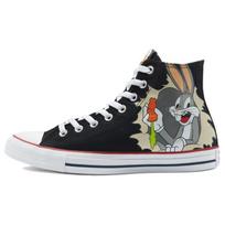 „Bugs Bunny x Converse Chuck Taylor All Star“ varstomi aukštakulniai apvalios nosies drobiniai unisex juodi 36.5 black