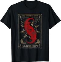Slipknot Men's Black Tarot Card Goat T-Shirt L