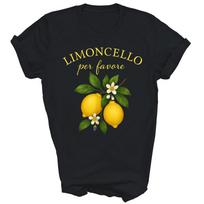 Limoncelo Prašau Itališki Juokingi Citrinų Unisex Marškinėliai Dovana L yellow