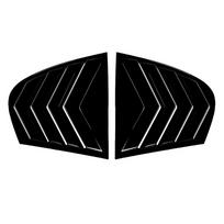 For BMW 5 Class E60 2005-2010 Car Side Rear Window Louver Paste Exterior Decoration Glossy Black