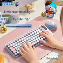 ROCK SPACE Doraemon 2.4G Wireless Keyboard & Mouse Combo