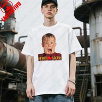 Vintage Movie Home Alone Christmas Ya Filthy Animal Tshirt Macauly Culkin Printed Tshirts Men Women Cotton Classic Loose TShirt S