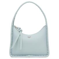 Fendi Fendessence Metal Logo Zipper Closure Crescent Bag Women Handbags Light-Blue 8BS094ANT2F1NQ0 Basic Set (Bag+Dust Bag)