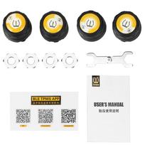 Android iOS BLE TPMS External Alarm Tire Pressure Sensors APP Display Universal Car Tire Pressure Sensor Bluetooth 4.0 5.0 Bluetooth 4.0