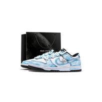 Nike Dunk Slip Resistant Abrasion Resistant Low top Skateboard Shoes Men's White Blue DD1391-100(Team1326-SBOX) 41