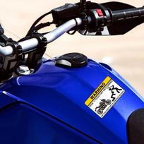 Yamaha Lipdukai Įspėjamasis lipdukas „Neliesti“ Automobilių ir motociklų lipdukai Automobilio parkavimo apsaugos papuošalai PVC motociklų lipdukai United States