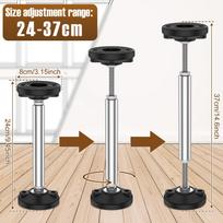 2pcs stainless steel telescopic support rod 300kg load-bearing high hardness cabinet adjustable support rod sink bracket