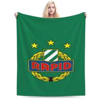 RAPID WIEN FUTBOLO KLUBAS Personalizuota šilta dovana Itin minkštas mikropluošto pledas 75x100cm