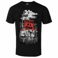 System Of A Down Unisex Adult Banner Marches T-Shirt S juoda