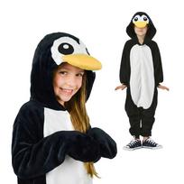 Piżama Onesie Kigurumi Kostium Przebranie Pingwin Dzieci 105 - 115Cm