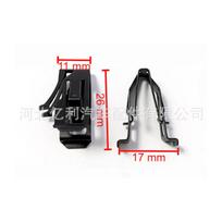 Toyota skydelio nuo saulės metalinis spaustukas 74336-52010 - V formos laikiklio tvirtinimo spaustukas black