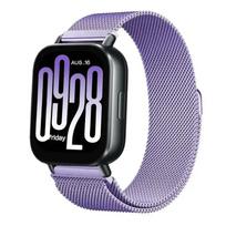 22mm Milanese Loop Band for Redmi Watch 5 Active/Redmi Watch 5 Lite Metal Bracelet for Huawei Watch GT5 4/Pro 46mm Strap Correa 20mm Watch Band levandų violetinė spalva