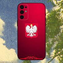 Lenkijos meno vėliava Silikoninis minkštas dėklas telefonui Samsung S25,S24,S21,S22,S23,S30,Ultra,S20,Plus,Fe,Lite SamsungS23u5G brown
