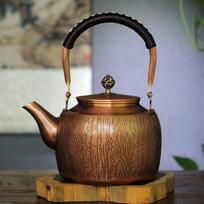 New High-Capacity Red Copper Teapot, Household Gas Stove Boiling Water Kettle, Health Wellness Tea Kettle, Kungfu Tea Set, 2.0L 1-2L