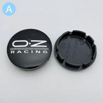 4pcs 56MM Car Wheel Center Caps With OZ O.Z Racing Logo Emblem Wheels Hubcaps Auto Hub Rim Cover Replace Car Accessories A-4Pcs