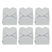 Heart-Shaped Pearlescent Candy Box for Weddings & Celebrations