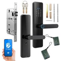 Išmanioji rankena Tt Lock Bluetooth Spynos cilindras Kodas RFID Piršto atspaudas