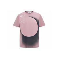 Stone Island Moon Pattern Crew Neck Short Sleeve T-Shirt Men Tops Fog-Pink 77152NS94-V0086 L