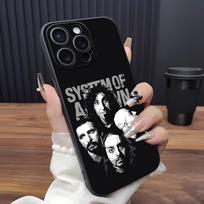 System Of A Down Rock Band Phone Case For IPhone 17 Pro Max 15 Pro 16 14 Plus 12 13 Mini 11 Pro Shockproof Soft Cover iPhone16Plus