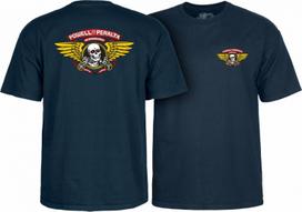 Powell Peralta WINGED RIPPER Riedlentės marškinėliai NAVY XXL